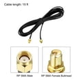 thumbnail image 2 of Uxcell Antenna Extension Cable RP-SMA Male to RP-SMA Female RG174 Longer Length 15 ft, 2 of 5