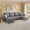 Gray, variant on SITJOY 118" Faux Leather Modular Sectional Couches with Storage, Convertible 5 Seat L-Shaped Sectional Sofa with Ottoman for Living Room, Greige