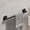 Black 40CM, variant on Self-Adhesive Bathroom Towel Holder, No Drilling Wall Mounted Towel Bar for Bathroom and Kitchen