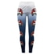thumbnail image 3 of Mallas Afelpadas Gibobby Leggings para Mujer Leggings de entrenamiento bloque de color estampado navideño Aqua XL, 3 of 5