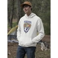 thumbnail image 2 of Football Soccer Icon- Hoodie Men -Image by Shutterstock, Male 3X-Large, 2 of 4
