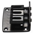 thumbnail image 4 of 3-string BLACK Top Loading Hard-tail Bridge for Cigar Box Guitars & More, 4 of 5