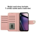 thumbnail image 2 of Faux Leather Wallet Case Compatible with Motorola Moto G Stylus 5G 2023 | Classic Wrist Strap Flip Case | Ultra Slim Card Slots Stand Function Shockproof Cover for Moto G Stylus 5G 2023 - Coralpink, 2 of 7