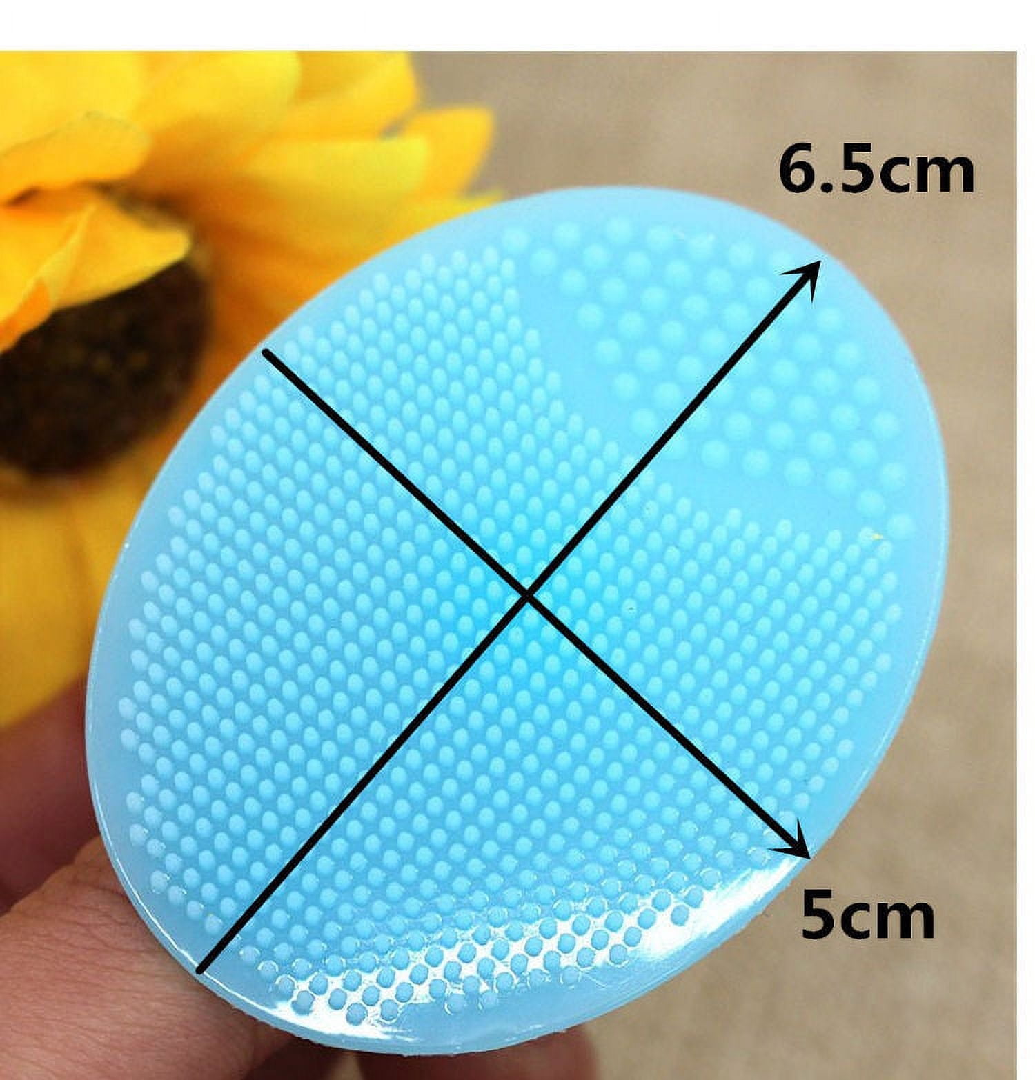 Soft Silicone Cleansing Brush Pore Blackhead Exfoliating Scrub For All Kinds Of Skin In Five Color Combo Set