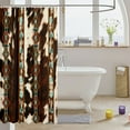 thumbnail image 3 of Cowhide Bathroom Shower Curtain Sets Western Bath Curtain,Brown Highland Cow Print Wall Art Exotic Aztec Farmhouse Wild Animals Longhorn Skin Room Decor Cowboys Gifts for Men, 3 of 4