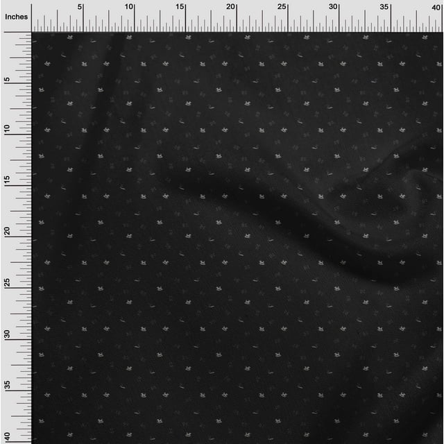 oneOone Organic Cotton Poplin Twill Fabric Dogs Animal Print Fabric BTY 42 Inch Wide