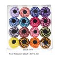 thumbnail image 1 of Langgg 16 Pieces/Set Crochet Ball Replacement Household Sweater Scarf Embroidery Sewing Thread Yarn Accessories Random Color Colorful, 1 of 8
