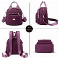 thumbnail image 4 of Ladies Shoulder Bag Nylon Waterproof Crossbody Small Lightweight Backpack Multi-Pocket Tote Bag, 4 of 7