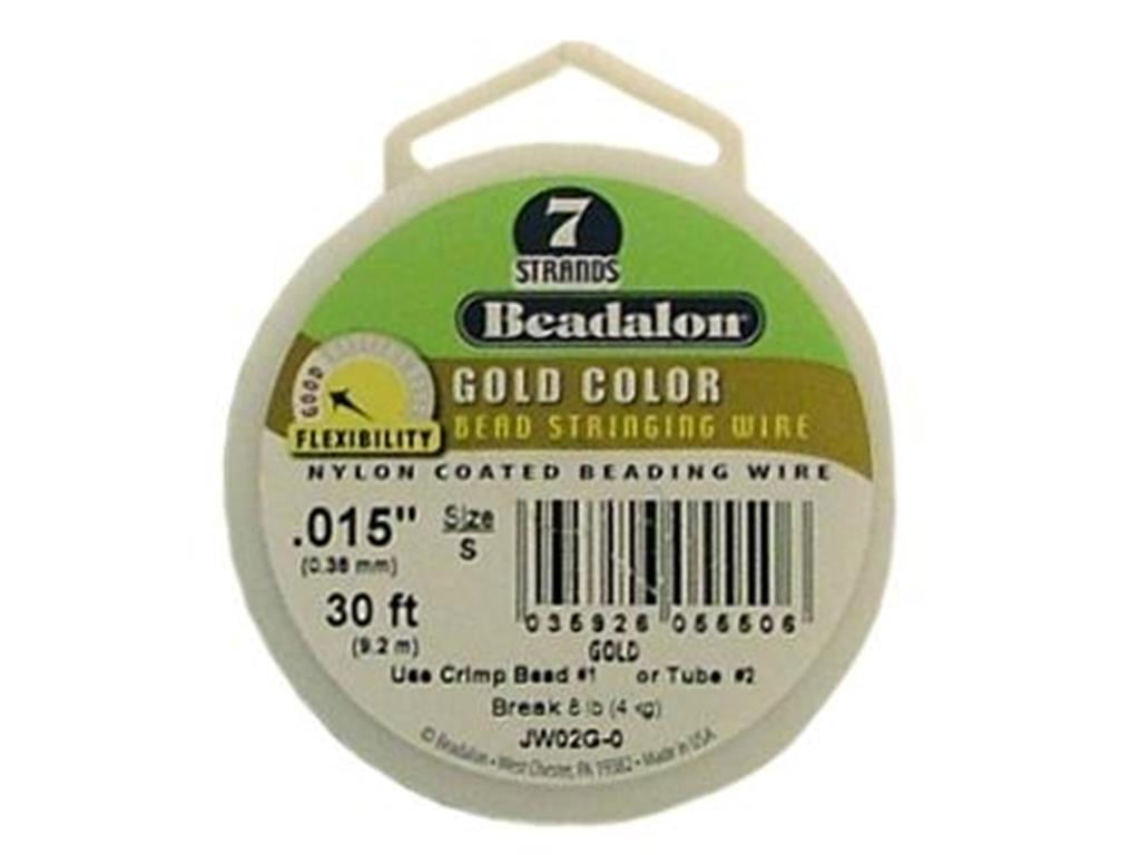 Beadalon Wire: 7 Strand, Gold