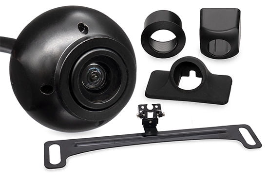 NVX XC4N1 - World's first 4-in-1 universal rearview backup camera with license place bracket and adjustable housing