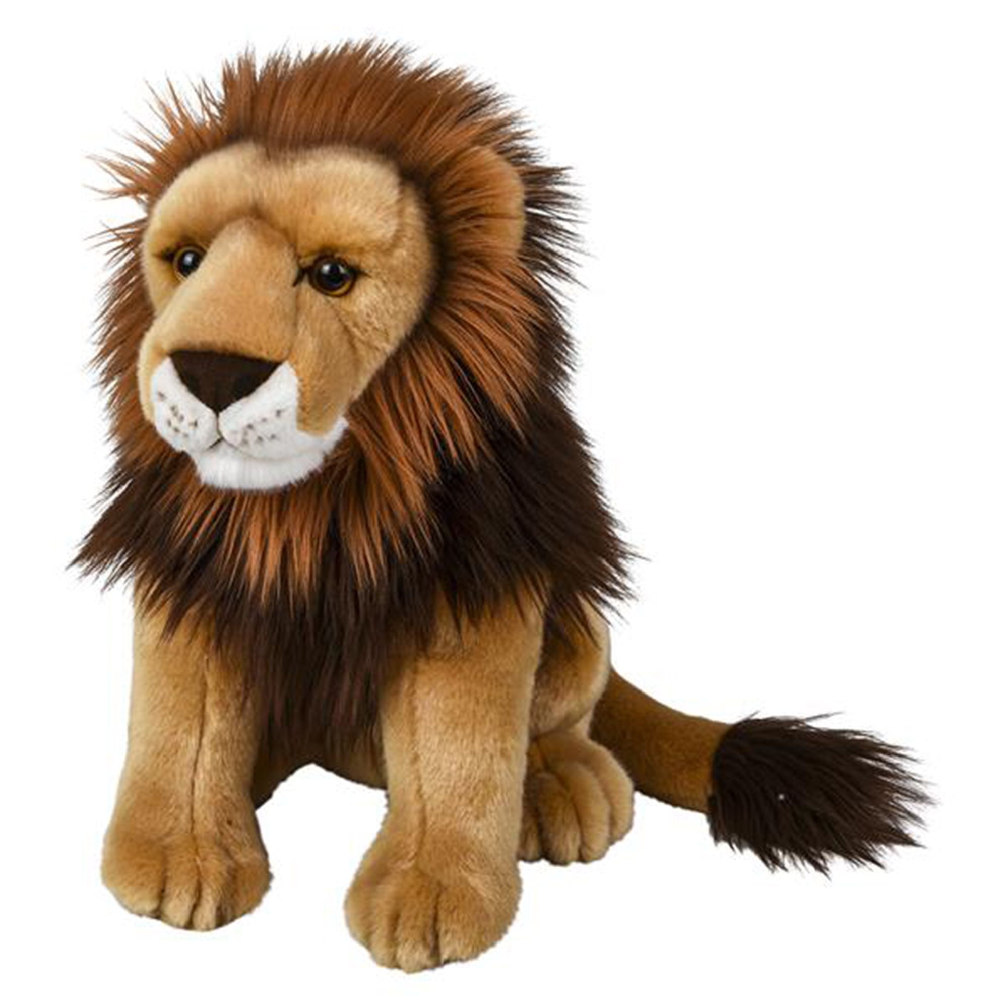 realistic lion plush