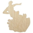 thumbnail image 1 of Surfer Surfing Man Silhouette Wood Shape Unfinished Piece Cutout Craft DIY Projects - 4.70 Inch Size - 1/4 Inch Thick, 1 of 7