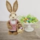 thumbnail image 2 of Conejito de Pascua de paja de simulación Decoración de Pascua Figura de animal de peluche de conejo de Pascua A, 2 of 7