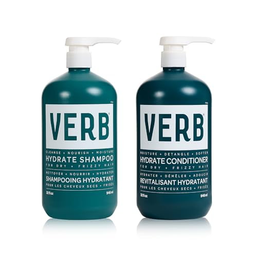 Verb Duo Shampooing Hydratant et Revitalisant, 32 oz