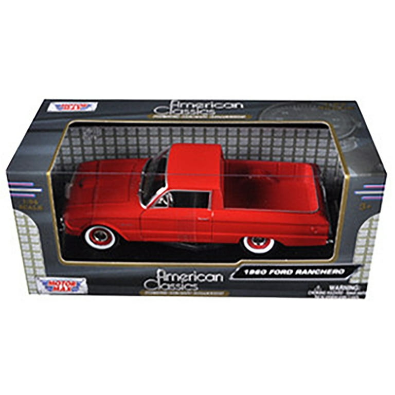 モーターマックス 1/24 1960 フォード ランチェロ RED Amazon.com: 1960 Ford Falcon Ranchero Pickup Red 1/24 by