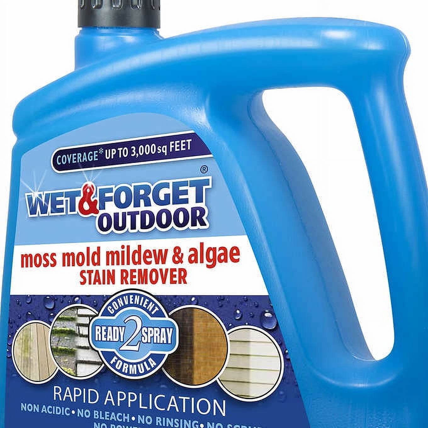 GONE! Mildew Mold Algae Stain Remover 32oz - 2 pack