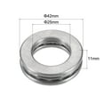 thumbnail image 3 of Unique Bargains Roulement à Billes de Butée 25x42x11mm S51105 en Acier Inoxydable avec Rondelles, Lot de 2, 3 of 5
