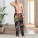thumbnail image 2 of Fotbe Colorful Dragon Head Profile Pantalones de Pijama para Hombre, Pantalones de Dormir, Pantalones de Casa con Cintura Ajustable y Bolsillos-Medium, 2 of 6