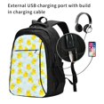 thumbnail image 2 of Bingfone Sac à Dos en Caoutchouc Mignon pour USB, Sac à Dos Multi-Compartiments pour Ordinateur, Adapté pour Voyage, Affaires, Loisirs, Unisexe, 2 of 7