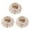 Brown, variant on Ckraxd 3-Pack Reusable Cloth Covers, Cotton Elastic Cloth Jar Covers for 3-4in Jars,Fermentation Baking Supplies, Ideal for Fermenting Dough & Bread Making