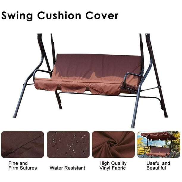 Upholstery top porch swing pad available Replacement cover garden swing swing swing bench swing seat cushion cover seat cover swing pad