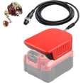 thumbnail image 1 of Adaptador de Batería de Carrete de Pesca Cable de Alimentación para Artesano 20V V20 Dewalt makita Milwaukee M18 18V Batería Compatible con Daiwa 14.4V SEABORG 800MJ,SABORG 1200MJ 1200 800 Pesca E..., 1 of 13