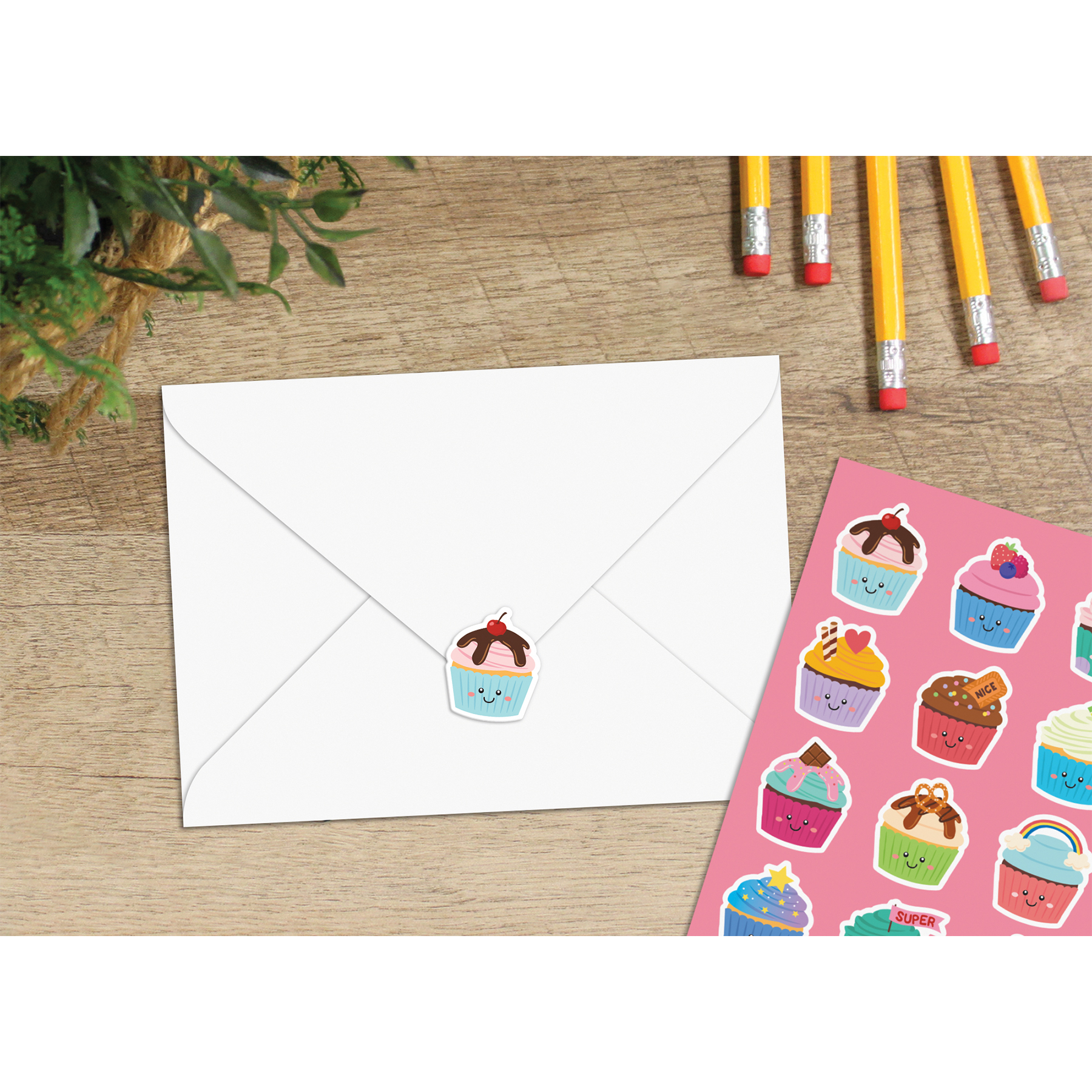 Teacher Created Resources Cupcake Smelly Stickers, 120 Per Pack, 6 Packs