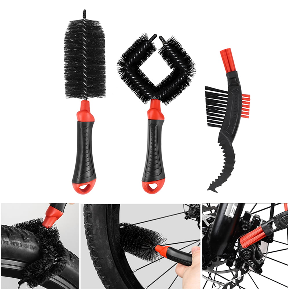 Bike Brush Chain Bicycle Cleaning Tools Set,Bicycle Chain Cleaning Brush Tool,Fit All Bike. 