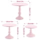 thumbnail image 4 of Juego de 3 soportes para tartas, soporte redondo de metal para tartas de postre, pizza de 8 pulgadas, 10 pulgadas, 12 pulgadas, bandeja para servir de Halloween para, 4 of 8