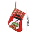 thumbnail image 3 of Christmas Hanging Sock Xmas Decorative Filler Stocking Funny Cute Candy Bag Ornament For Tree Pendants Holiday Party Gift Exchange Decor, 3 of 5