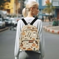 thumbnail image 7 of FORMRS Mini Backpack Purse for Women Quilted Travel Daypack Casual Shoulder Bag, Fall Book, 7 of 7