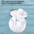 thumbnail image 6 of Wireless Earbuds, Hwkond Wireless Bluetooth Headphones With Charging Case,Fingerprint Control And Immersive Premium Sound Effect Smart Noise Reduction Sweat Proof Earphones, White, Up to 60% Off, 6 of 8