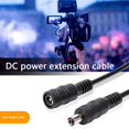 thumbnail image 2 of DC 5.5x2.1mm Male Female Extension Cable for CCTV Camera LED Strip (5m), 2 of 5