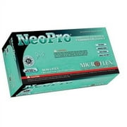 Microflex X-Small Green 9.645'' NeoPro 5.1 mil Chloroprene Ambidextrous Non-Sterile Medical Grade Powder-Free Disposable Gloves With Textured Finger Tip Finish, Standard Examination Beaded Cuff A