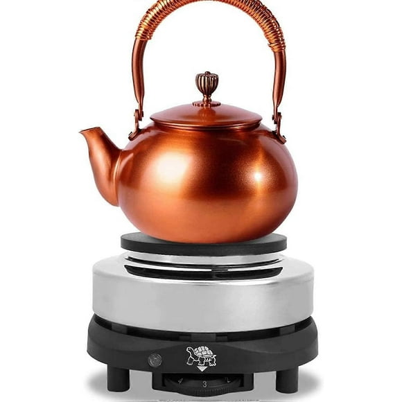 Countertop Electric Tea Stove, Portable Adjustable Temperature Steel Electric Stove for Tea Coffee Kitchen Single Oven