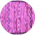 thumbnail image 1 of Ahgly Company Indoor Round Oriental Purple Traditional Area Rugs, 6' Round, 1 of 4