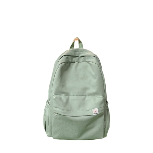 Qarigey impermeable de nailon para mujer, de viaje, de hombro de Color sólido, para niñas, gran capacidad Mochilas Verde