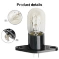 thumbnail image 6 of Microwave Ovens Light Bulb Lamp Globe 250V 2A For Microwave Oven Light Bulbs Refrigerator Lighting Bulb Steamer Lamp Bulbs, 6 of 6