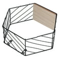 thumbnail image 4 of Estantería de pared, estante flotante hexagonal, soporte para artículos de pared, estante flotante hexagonal, compacto y liviano, 4 of 8