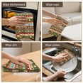 thumbnail image 5 of 4 Pcs Funny Kitchen Towels,Colorful Christmas Striped Pattern Microfiber Dish Towels,Kitchen Tea Towels,Kitchen Towel Set (18" X 26"), 5 of 7