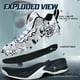 thumbnail image 2 of BINQER Zapatillas de baloncesto de caña alta for hombre con amortiguación de malla transpirable y suela antideslizante., 2 of 6