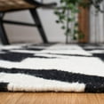 thumbnail image 6 of SAFAVIEH Dhurries Abigail Geometric Area Rug, Black/Ivory, 3' x 5', 6 of 10