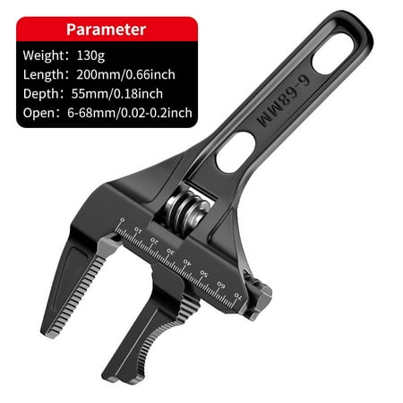 

Sanitary Wrench Tool Movable Short Handle Large Opening Multifunctional Activity Universal Wrench Board Hand Plumbing Wrench