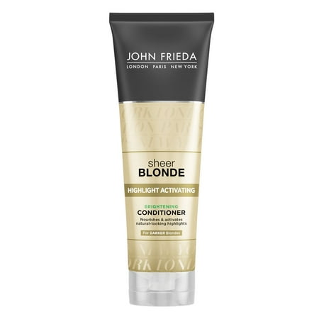 John Frieda Sheer Blonde Highlight Activating Brightening Conditioner For Darker Blondes, 8.45