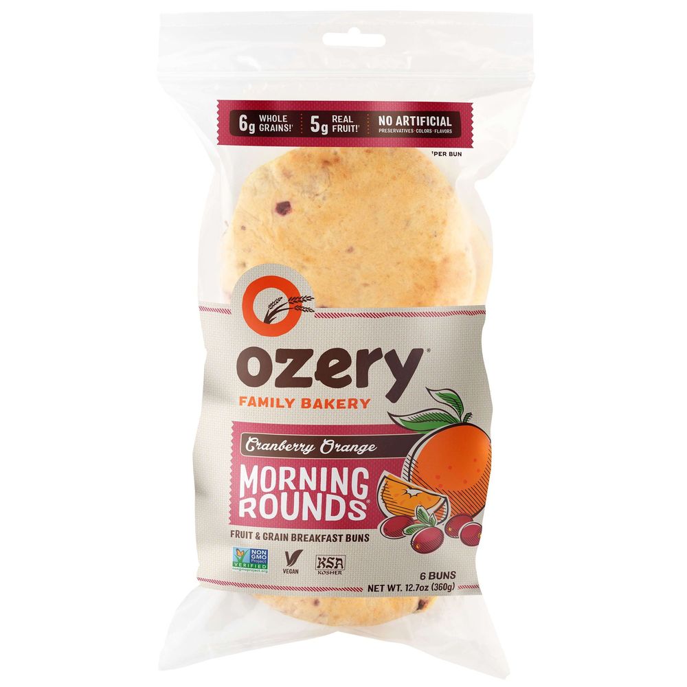Ozery Bakery Cranberry Orange Morning Rounds, 12.7 Ounce 6 per case
