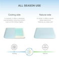 thumbnail image 4 of EGOHOME Memory Foam Pillow, Cooling Gel Bed Pillow, Queen, Blue, 4 of 6