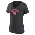 thumbnail image 2 of Women's Charcoal Dayton Flyers Campus V-Neck T-Shirt, 2 of 3