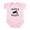 Petal Pink, variant on CafePress - Born Rebel Body Suit - Baby Light Bodysuit, Size Newborn - 24 Months
