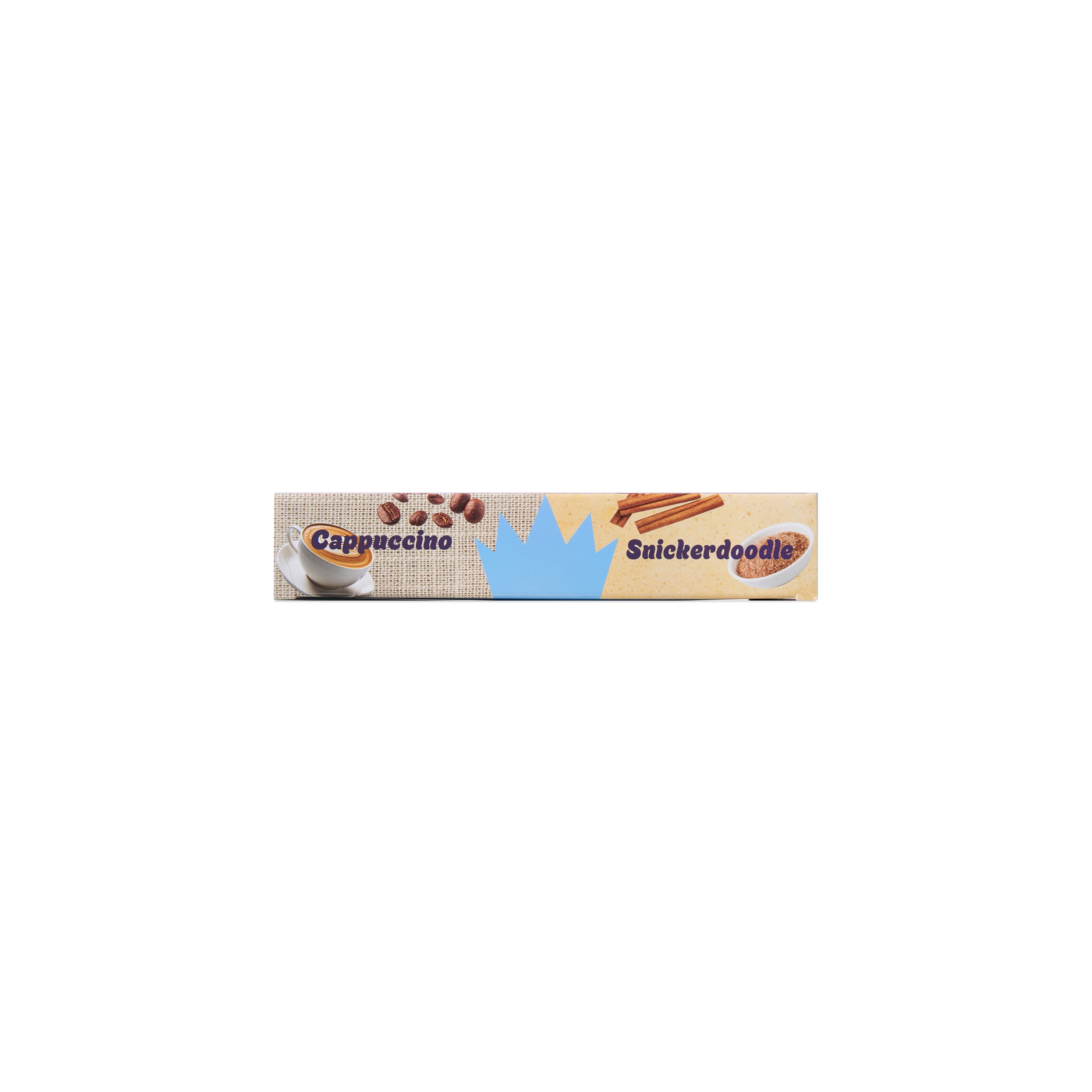 King Krumb Frosted Cappuccino & Snickerdoodle Bakery Cookies, Ready to Eat Soft Baked Gourmet Cookies with Creamy Frosting and Coffee & Cinnamon Sugar Flavors, Naturally Flavored, 11 oz, 2 Count