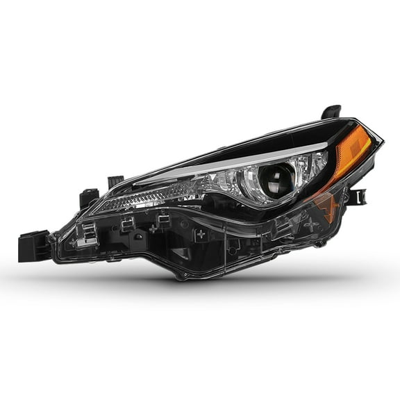 AKKON - Left Side Projector Headlight Fits 2017 2018 2019 Toyota Corolla LE Eco L LE Models LED Headlamp Driver LH